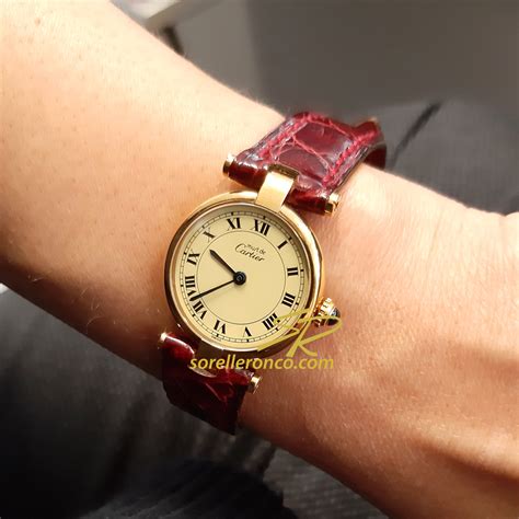 prezzo must de cartier orologio da donna usati|Orologi Cartier usati: vendita a prezzi scontati .